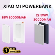 Xiaomi Mi Powerbank 3 USB Type C Fast Charging Portable (20000mah 55W/30000mAh 18W/20000mAh 18W/1000