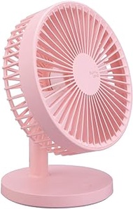 TYJKL Battery Operated Desk Fan, USB Rechargeable Table Fan, Whisper Quiet, w/Portable Charger Feature, Perfect Small Personal for Outdoor, Hiking, Picnic, Office, Home (Color : B)