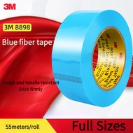 3M 8898 Fiber Tape Sky Blue Strong Non-Degumming High Viscosity High Temperature Resistant Tear Non-