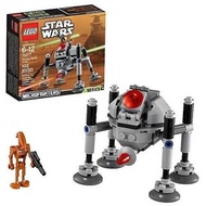 LEGO Star Wars  75077 Homing Spider Droid Microfighter Clone wars