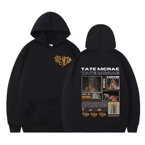 Tate McRae So Close To What Fashion Harajuku Sweatshirt Autumn Winter Casual Hoodie Men Women Aesthe