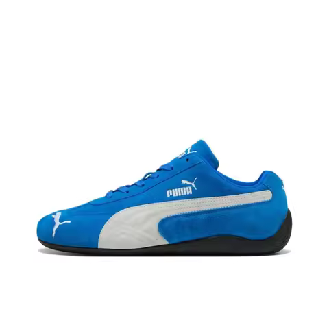 PUMA Speedcat Team Royal White Leather Low top Casual Shoes Unisex Blue 398846-18