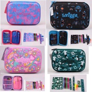 Australia smiggle Stationery Box Set Free Stationery Children Pencil Case Large Capacity Stationery Bag Free Full Set Stationery