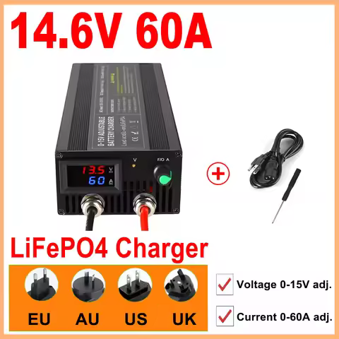 Rechargable High Speed Lifepo4 Charger Cargador Carga Rápida Solar Charger 100W 120W 480W 900W 1500W