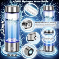 Ready🔥Portable H2O Hydrogen Bottle Titanium Hydrogen Rich Water Cup Machine 3Min Quick Electrolysis 