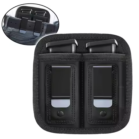Nylon Tactical Magazine Pouch Holster Pistol 9mm Concealed Carry Mag Case IWB Belt Clip Holster for 