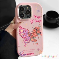 Soft Silicone TPU ANDROID Unique Cartoon Case Flower Butterfly OPPO A36 A16 A17K A53 A3S AX5 A12E A5