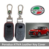 Perodua ATIVA Leather Car Key Cover Remote key Cover