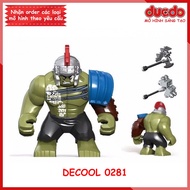 (Packing) Bigfig The Hulk - Mini Minifigures Big fig Super Hero Jigsaw Toy - Beautiful DCOOL 0281 X654