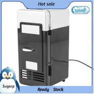 [Sugarp.sg]Usb Mini Fridge Cold Drop Shpping Freezer Usb Mini Fridge Small Portable Soda Mini Refrigerator For Car Black