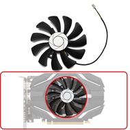 Fan For MSI GTX 1050 Ti 2G 4G Replacement GPU Cooler Fan pin HA9010H12F-Z H3P1 D8S6 F5D5 2 R4R4