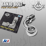 Banjo Fitting 90 Degree Chrome Stainless Steel TQ6 -K1 Banjo 90 Degree Stainless vietnam
