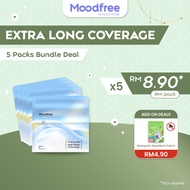 [Bundle of 5] Moodfree Night Use Sanitary Pad 35cm (8 pcs x 5 pack) | Women Period Pad | Tuala Wanit