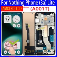 6.77" Original Best AMOLED 120Hz For Nothing  Phone 3A Lite LCD A001T Display Touch Screen Panel Dig