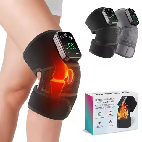 Electric Heating Knee Massager 2 in 1 Knee Elbow Knee Leg Thermal Vibration Massage Knee Blood Circu