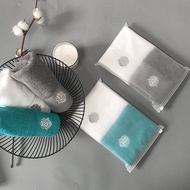 Baltan Home TJ3 Star Hotel Embroidered Two-Piece Pure Cotton Household Men Women Soft Small Square T