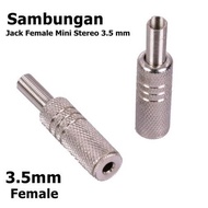 3.5mm Mini Stereo Iron Socket Cover Metal/ Tail Socket Spring