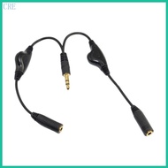 CRE Headphone Y Splitter 3 5mm Y Splitter Headset Splitter Cable for Headset