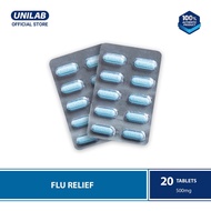 Unilab Bioflu 20 Tablets - Relief of Flu and other symptoms like Fever, Headache, Cough and Colds