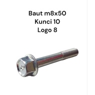 Bolt m8x50mm k10