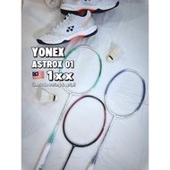 YONEX NANOFLARE 001 RAKET RINGAN TALIAN PERCUMA (MAX 30LBS) 5U CLEAR Badminton Raket Raket YONEX Rak