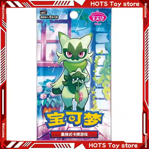 IN STOCK Hots Gem Pack 5 CBB5C Simplified Chinese PTCG Booster Box 18 Packs 4 Cards High Value Colle