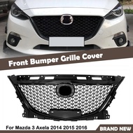 Front Grille Racing Grill Upper Bumper Hood Mesh Grid Auto Accessories Honeycomb Style For Mazda 3 A