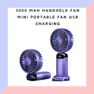 5000 MAH HANDHELD FAN MINI PORTABLE FAN USB CHARGING