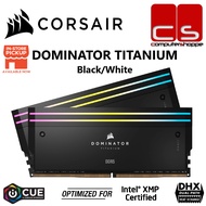 Corsair Dominator Titanium RGB DDR5 Intel XMP Desktop Ram - 6000MHz/7200MHz (Black/White)