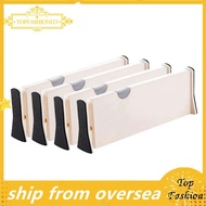 [TopFashion] Drawer Divider Organizer for Kitchen Bedroom Bathroom for Clothes Dresser Drawer A 4Pie