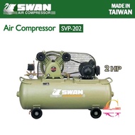 Ready Stock(New)🔥Swan Air Compressor 2HP SVP-202 8 Bar 85L Tank