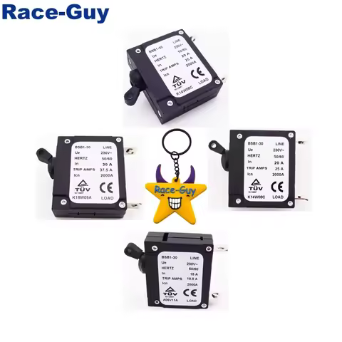 230V 15A/20A/23A/30A In Circuit Breaker 18.8A/25A/28.8A/ 37.5A Trip Amps BSB1-30 2000A 50/60 HERTZ C