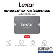 LEXAR NS100 2.5” SATA III Internal SSD Solid State Drive Up to 550MB/s Read [128GB 256GB 512GB 1TB &