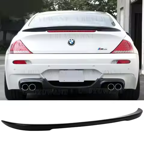 For BMW 6 Series E63 2004-2009 High Quality Carbon Fiber Material Car Rear Wing Rear Spoiler Auto Ac
