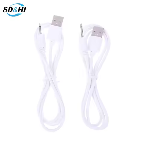 1pcs USB DC 2.5 Vibrator Charger Cable Audio Power Cord For Rechargeable Vibrators Massagers Accesso