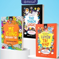 Brain Games Book Set: Memory Training + Quick Maze + Logic Challenge (Alpha Books) - Odd/Combo