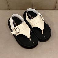 Women's Sandal K14 with large, luxurious clip-on straps, round toe, 3cm high, soft leather, comforta