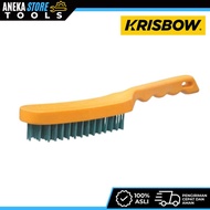 Krisbow Scratch Brush Iron Wire Brush 3/s 4/s 5/s 6 Rows