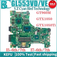 KEFU Motherboard GL553V UNTUK ASUS GL553VD GL553VE GL553VW ZX553V