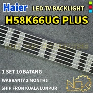 H58K66UG PLUS HAIER TV LED BACKLIGHT BARU READY STOCK H58K66 58K66 58K66UG