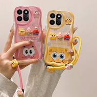 Graffiti Shell 3D Three-Dimensional Case Cartoon Doll Silicone Soft Case Bracelet Phone Case Suitabl