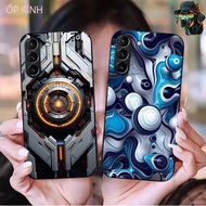 Samsung s23 5g / ss s23 plus glass phone case with men's style technology print