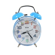 Cute Unique Transparent Round Alarm Clock KRING Alarm Free Battery