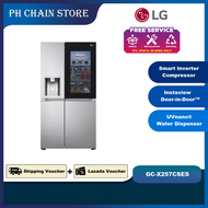 LG GC-X257CSES GC-X257CQES 674L (635L NETT) SIDE-BY-SIDE FRIDGE WITH INSTAVIEW & DOOR-IN-DOOR™