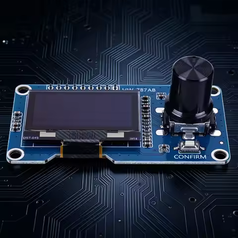 OLED Display with Rotary Encoder Module Menu Navigation OLED Module Maker Education OLED Kit for Ard