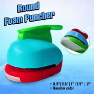 Circle Foam Puncher Cards Photo Paper DIY Scrapbooking Puncher