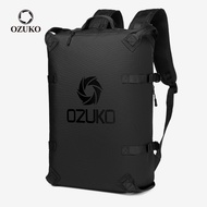 OZUKO Fashion Outdoor Motorcycle Men Backpack Large Capacity Waterproof Travel Bags