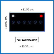 🎖แบตเตอรี่รถยนต์ GS รุ่น EXTRA150L / R  HB 90Ah.  พร้อมใช้-เติมน้ำน้อย /สำหรับรถปิคอัพ SUV 2500-3000