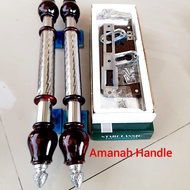 45cm satu set Handle Pintu kunci rumah / tarikan pintu rumah Gagang pegangan pintu model jambu