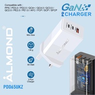 Almond GaN 65W 充電器 PD065UKZ (USB位出60W)